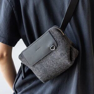Stylish Gray Crossbody Bag